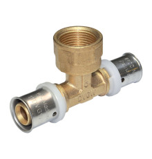 Пресс-тройник с внутренней резьбой 16 x 2 - 1/2" - 16 х 2