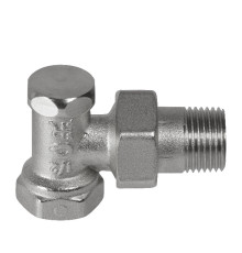 Кран для подключения радиаторов 1/2", угловой