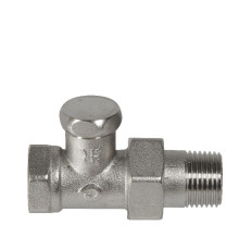 Кран для подключения радиаторов 1/2", прямой