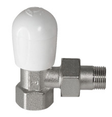 Кран для подключения радиаторов 1/2", угловой