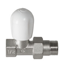 Кран для подключения радиаторов 1/2", прямой